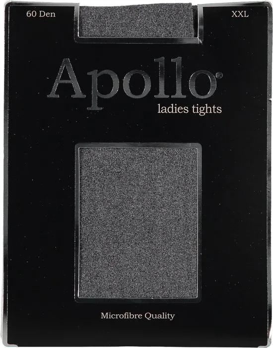 Apollo 3 Paar Dames Panty 60 denier - Maat XXL