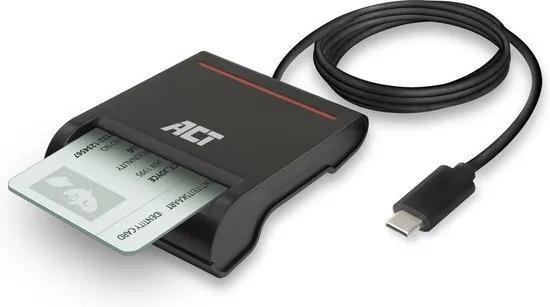 ACT USB-C Smart Card ID Reader AC6020
