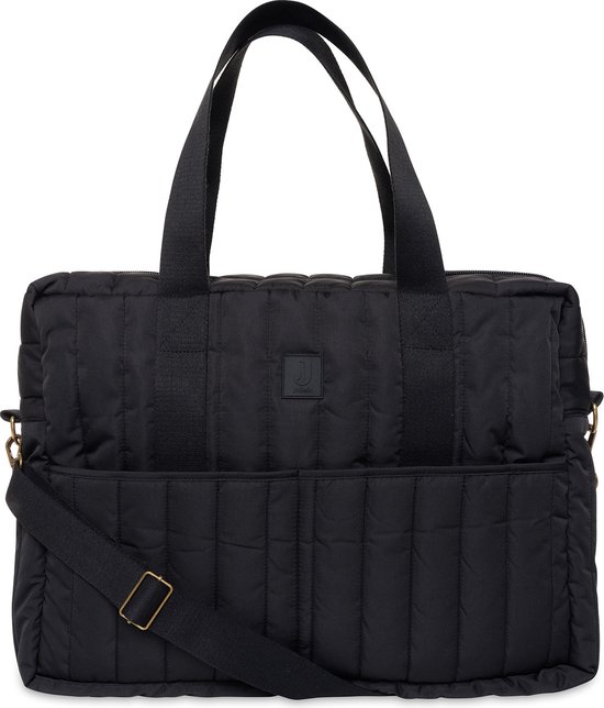 Jollein-Baby-LuiertasHUCTuBowsaTyY Jollein Baby Luiertas - Puffed Moos - Black