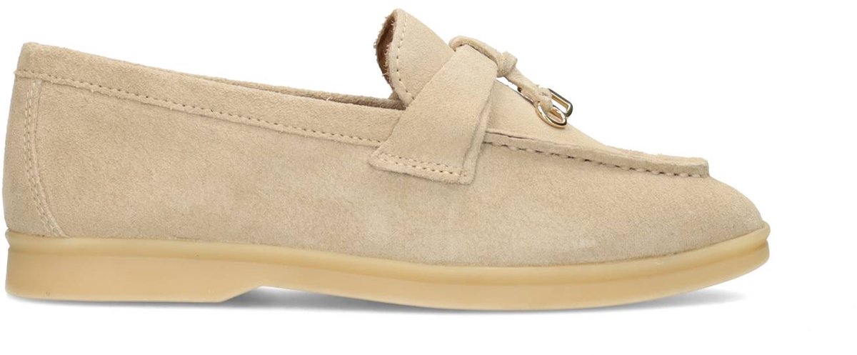 muile mocassin, suede, camel, mocassin loafer, platform sole
