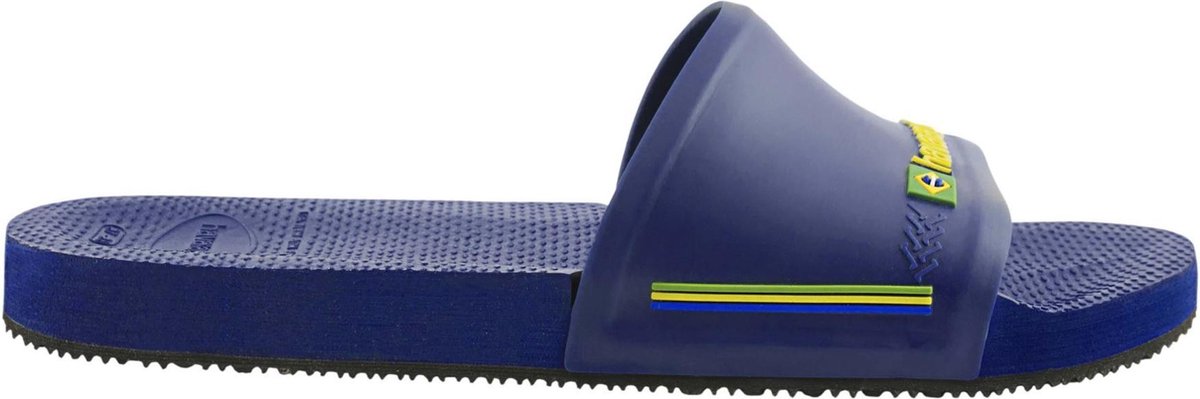 Havaianas - maat 45-46- Slide Brasil Unisex Slippers - Navy Blue