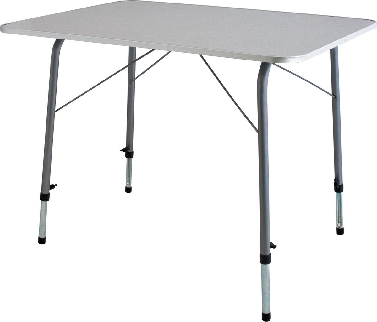 Eurotrail Cadiz L - Campingtafel - 121 x 61 cm - Grijs