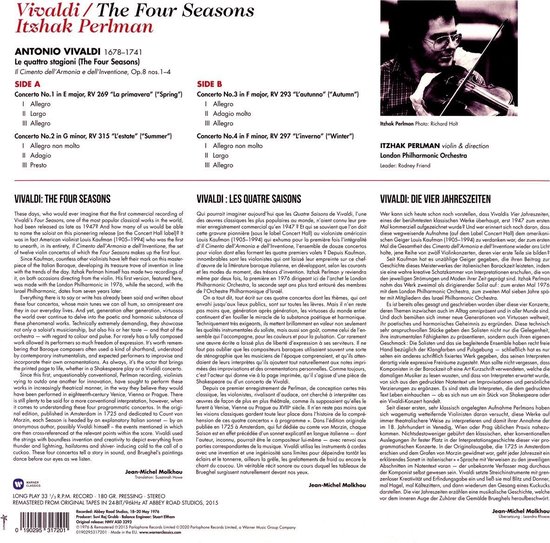 Vivaldi: The Four Seasons LP