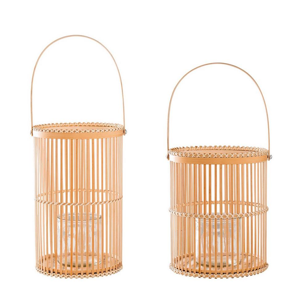 ca18-200c-43fd-99eb-990115ce171d Bloomingville lantaarns (set van 2)