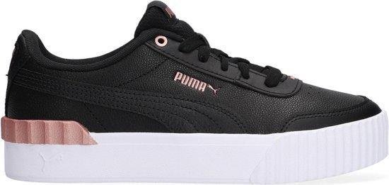 PUMA - maat 38.5 -  Carina Lift Metallic Pop Dames Sneakers - Puma Black-Rose Gold