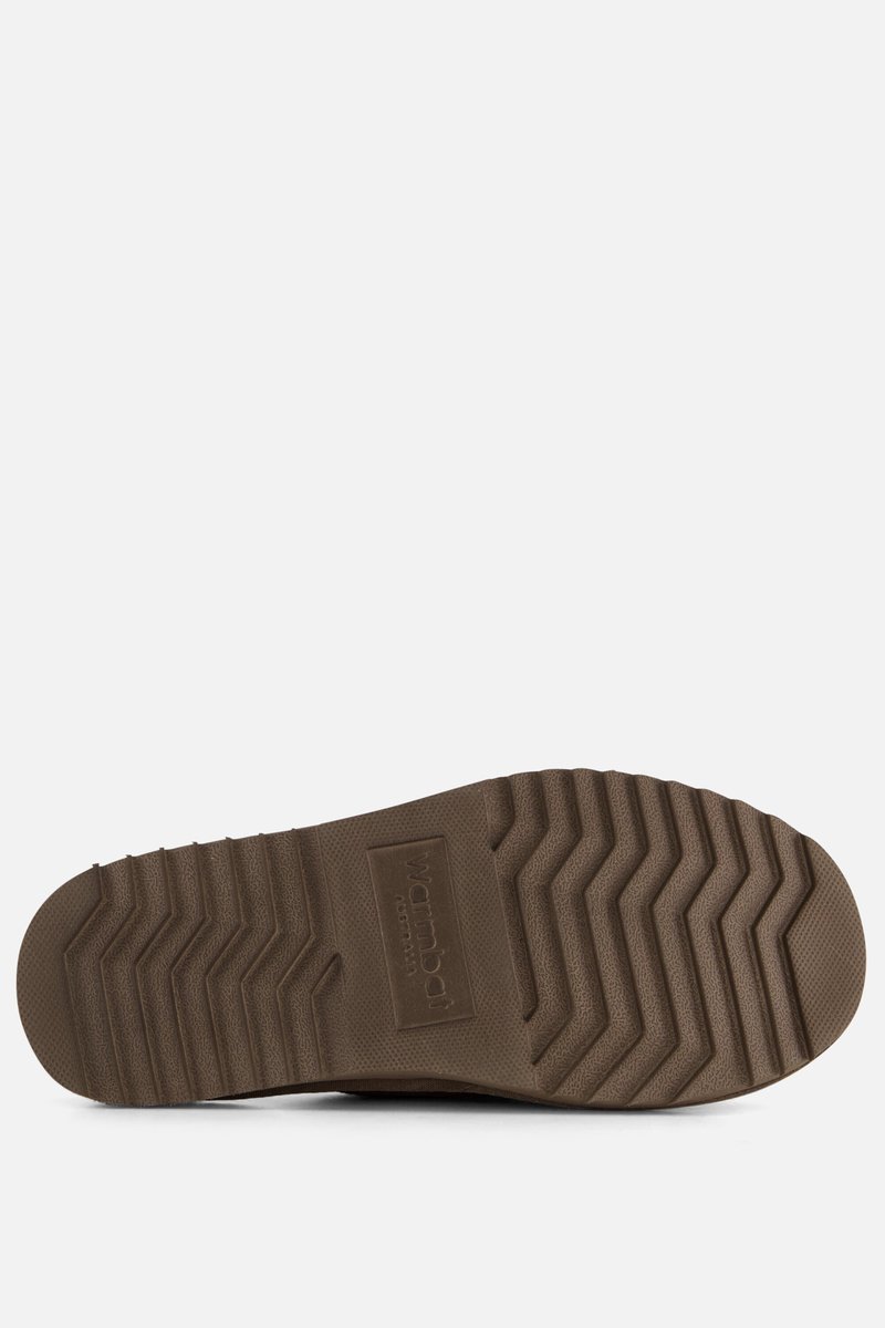 slip-ons, laars, bruine zool, rubberen zool, antislip