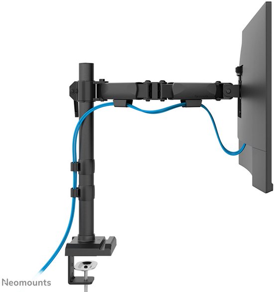 Neomounts NERO DS60-600BL1 Monitorarm 1 scherm - 10-32" - 0-8 kg - Quick-fix - 180°-stop - 100% plasticvrije verpakking - zwart