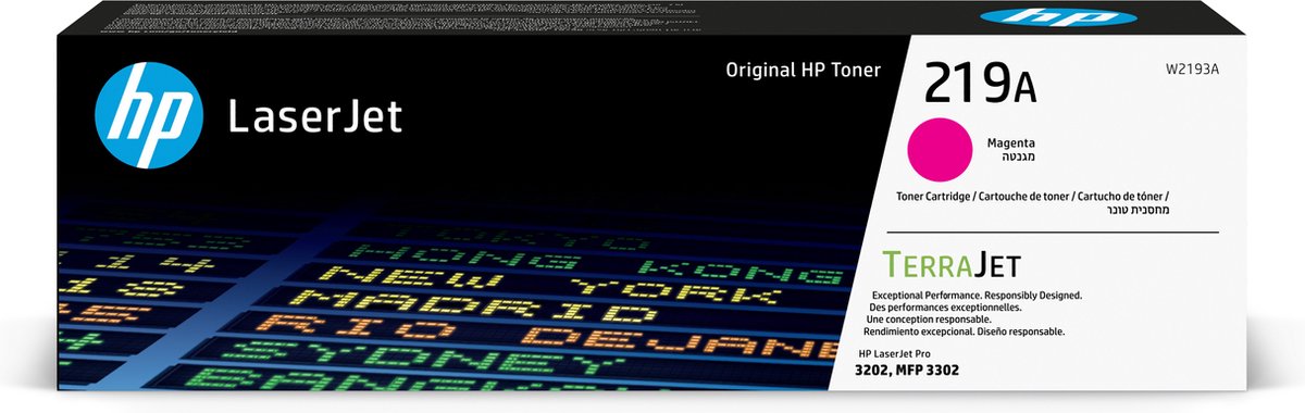 toner, HP, LaserJet, magenta, 219A