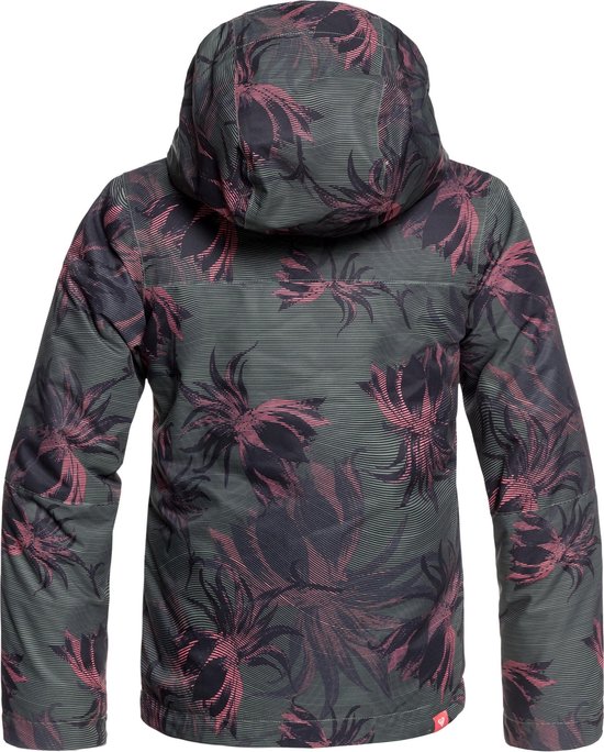 Roxy Jetty Girl 16/XXL - jas Meisjes - True Black Swell Flowers