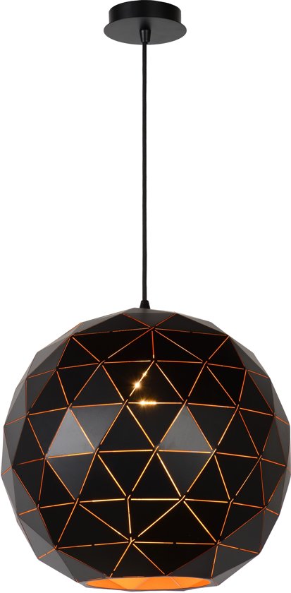 KOOPJESHOEK - Lucide OTONA - Hanglamp -  40 cm - Zwart