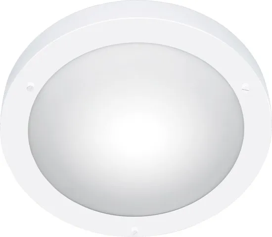 TRIO, Plafonniere, Condus 1xE27, max.60,0 W Glas, Wit, Armatuur: Metaal, Wit :31,5cm, H:8,0cm