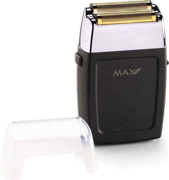 Max Pro Precision Shaver - Tondeuse Draadloos - Trimmer voor Mannen - Ultradun Goud Titaniumfolie Sc