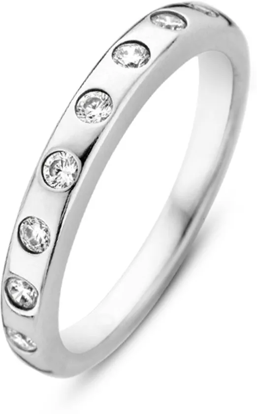Ti Sento Milano Ring 12119ZI - Zilver Ringmaat: 16.00 mm / maat 50 Bewerking:Gerhodineerd