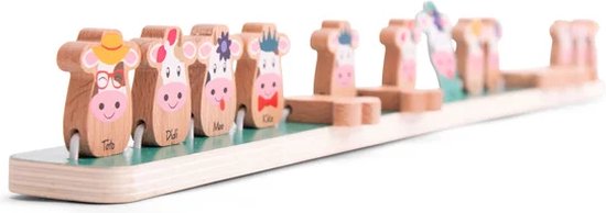 BS Toys Bordspel Welke koe ben ik? - Variant van Wie Ben Ik - Speelgoed Raad de Koe - Gezelschapsspe