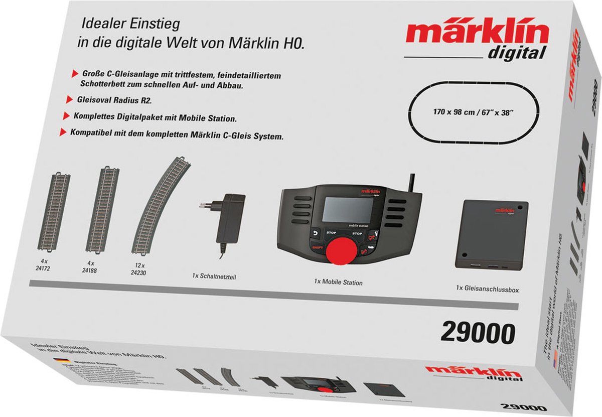 Märklin 29000 Digitale instap Schaal H0 Wisselstroom Digitaal - Zwart