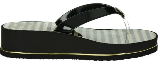 GUESS - Maat 37 - Enzy/Beach Thong Dames Slippers - Zwart