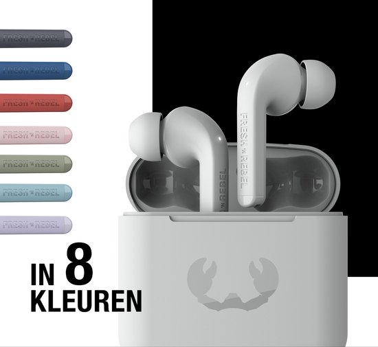 Fresh 'n Rebel Twins Fuse - True Wireless - 6 uur speelduur (30 uur in totaal) - Ice Grey