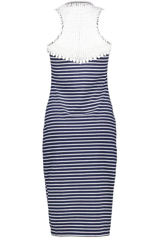 Superdry - Maat M - Lily Crochet Insert Dames Jurk