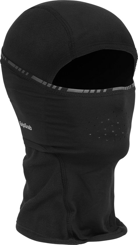 GripGrab - Maat S - Thermal Balaclava Winter Bivakmuts Fietsen Gezichtsmasker Helmmuts - Zwart - Uni