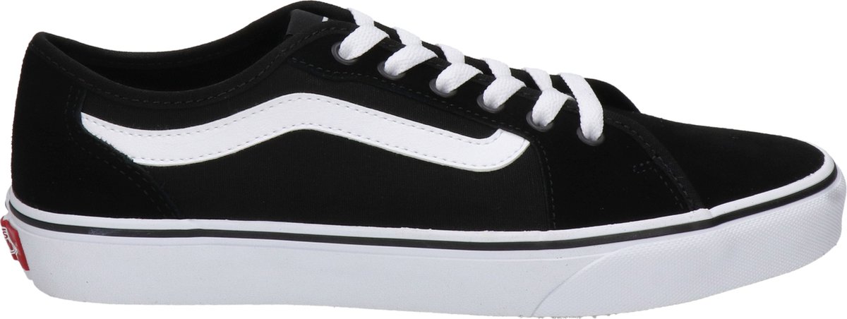 Vans - Maat 41 - Ward Suede/Canvas Dames Sneakers - Black/White