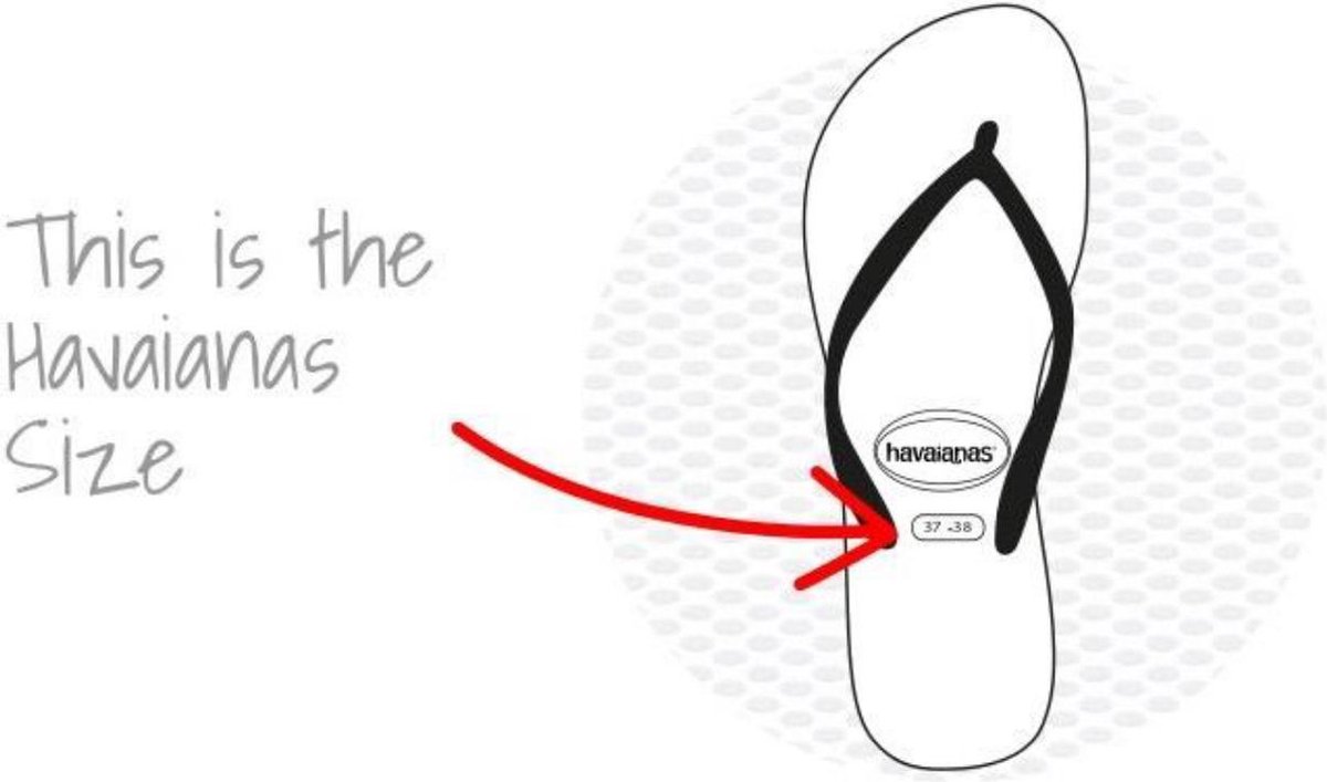 Havaianas - Maat 43/44 - Top Logomania Heren Slippers - Black