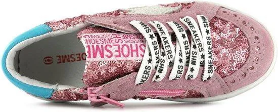 Shoesme Vulcanised Meisjes Sneakers - 36 - Roze