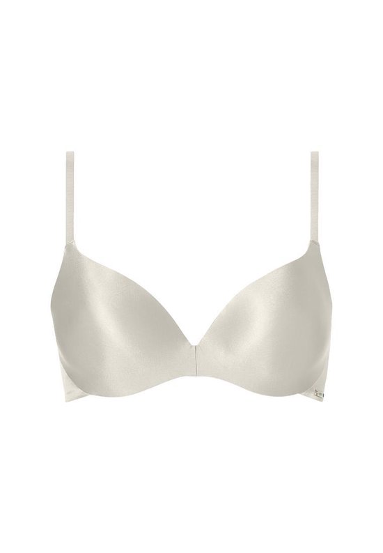 bh, padded, satin, beige, underwire