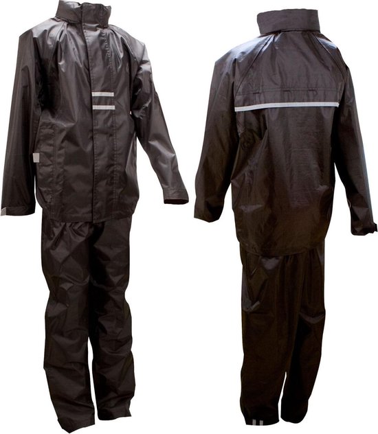 Ralka Regenpak - Kinderen - Unisex - Zwart