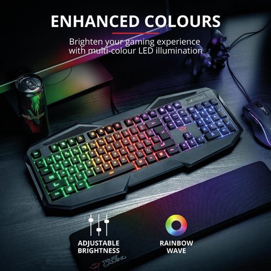 GXT 830 Avonn - Gaming Toetsenbord - AZERTY