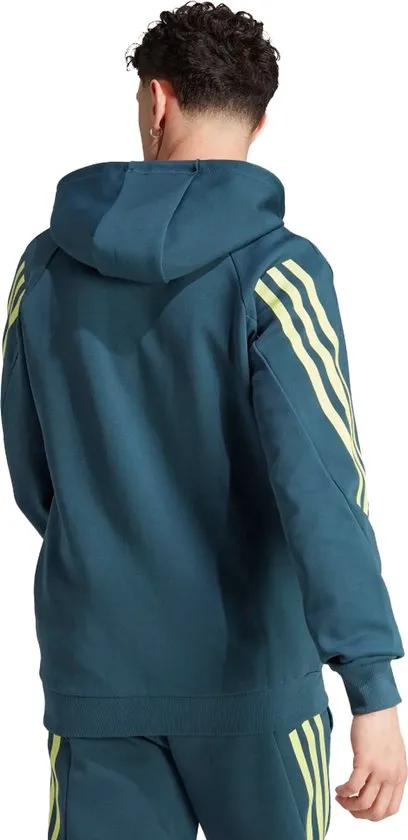 adidas Sportswear Future Icons 3-Stripes Ritshoodie - XL - Heren - Turquoise