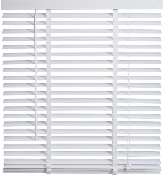 2a8e-6d7d-49cb-8d1e-e7f62bb06828 Incompleet - Intensions - Jaloezie Hout - 50mm - Uni FSC Wit - 80x130cm