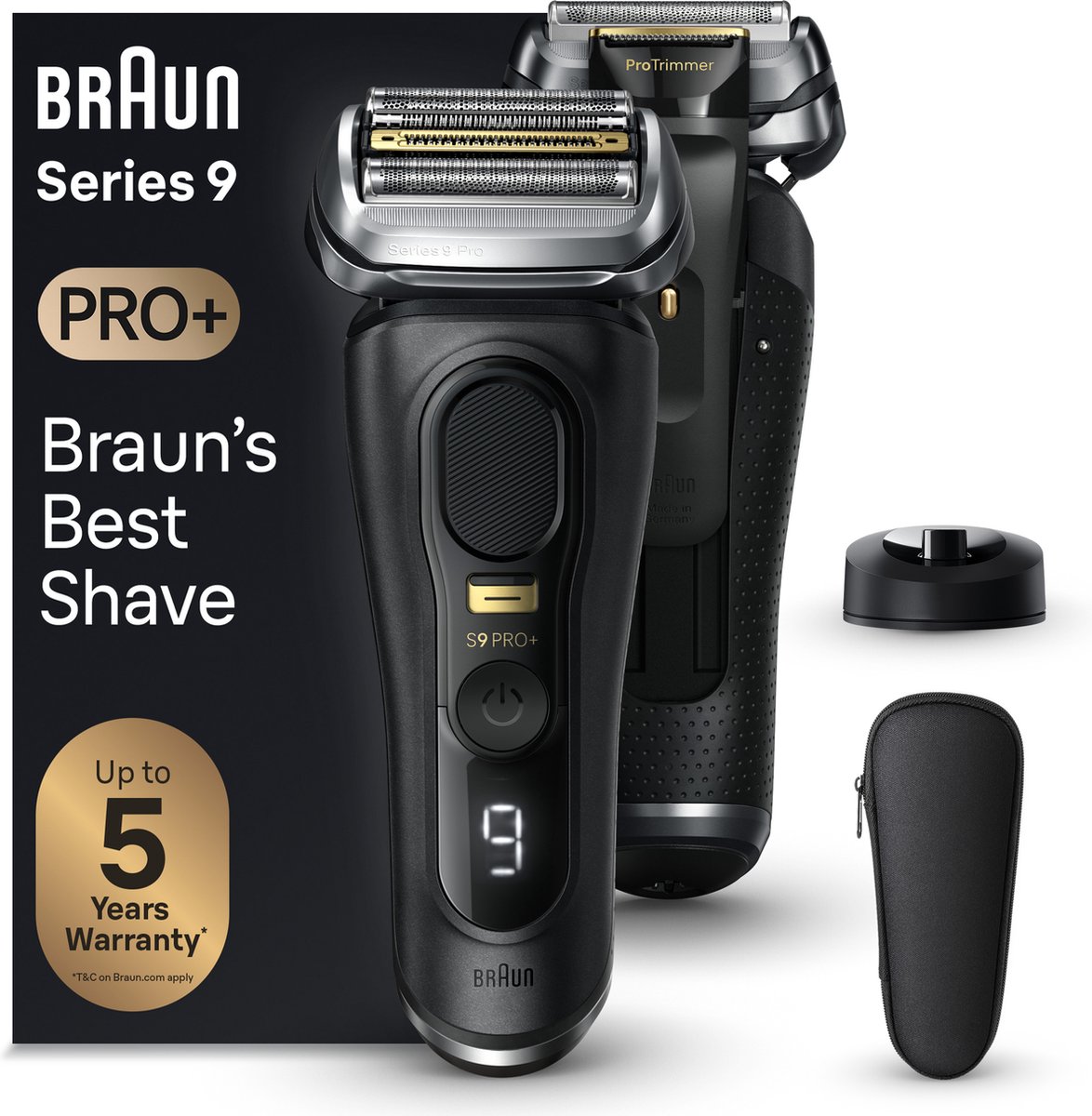 DGMOUTLET-NL-Braun-Series-9-Pro-9510s-Elektrisch-Scheerapparaat-Oplaadstandaard-Wet-Dry-Zwart-SALE-1 Braun Series 9 Pro+ 9510s - Elektrisch Scheerapparaat - Oplaadstandaard - Wet & Dry - Zwart