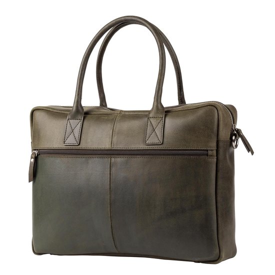 BURKELY Kay Aktetas - 15,6 inch Laptoptas - olijf groen
