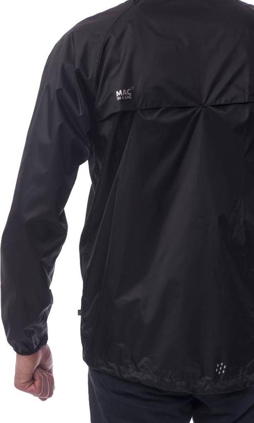 Mac in a Sac -maat L- Origin 2 Regenjas Unisex - Zwart