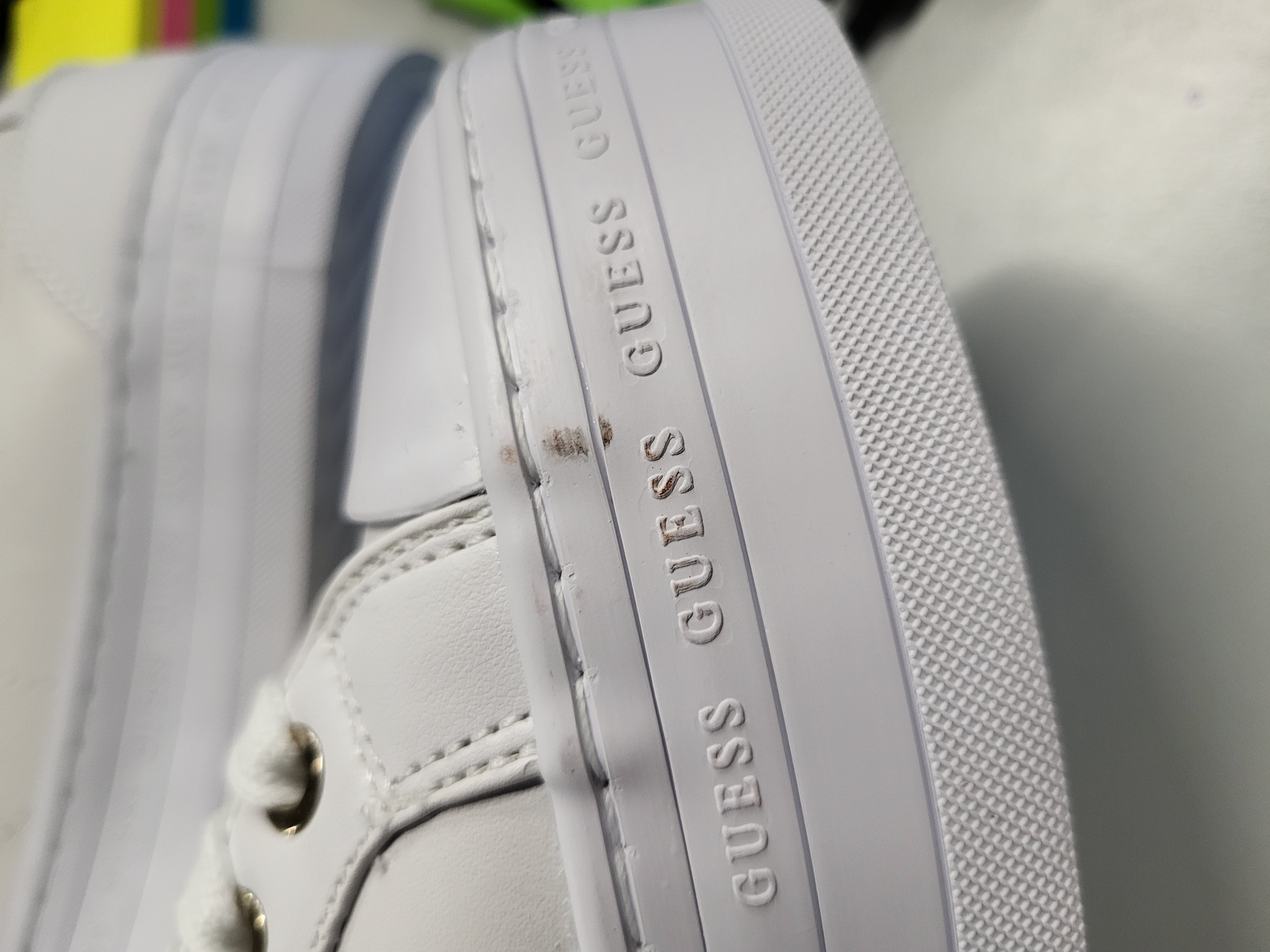 Guess - maat 39-  Bells Lage sneakers - Leren Sneaker - Dames - Wit