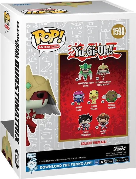 Funko Pop #1598 Funko Pop! Animation: Yu-Gi-Oh! - Elemental HERO Burstinatrix