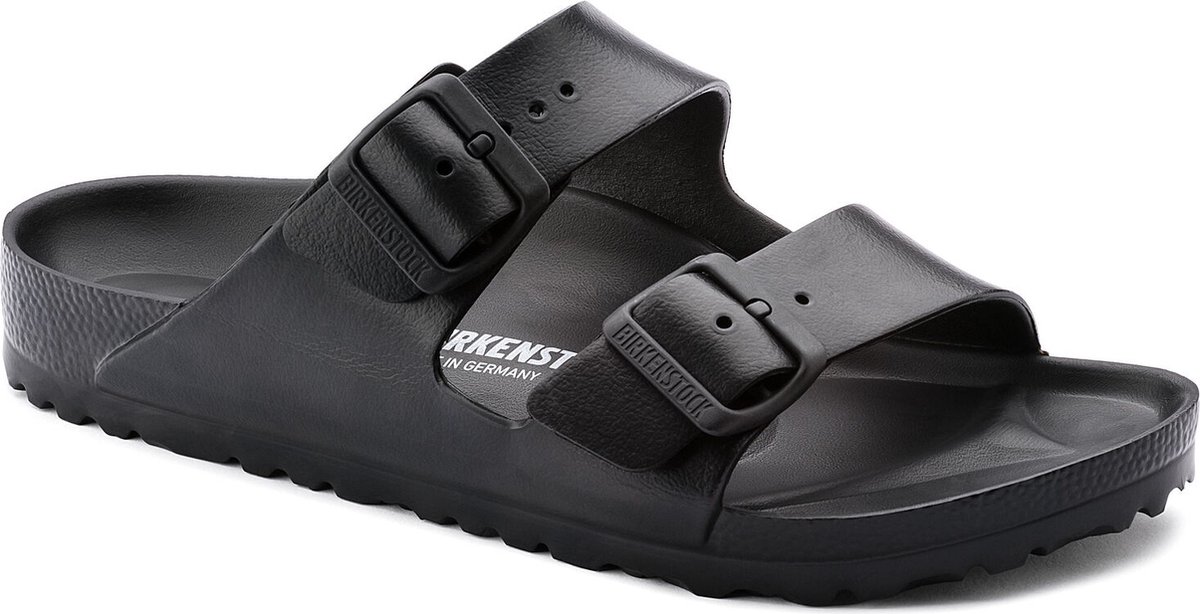 Birkenstock -  maat 37 -Arizona EVA Black Narrow - Dames Slippers - Black