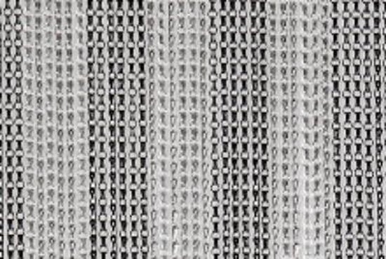 Deurgordijn alu Chain 100x230cm zwart/grijs, 78s