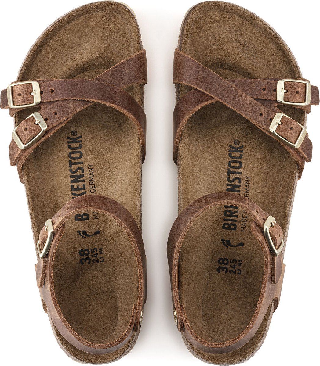 Birkenstock Kumba Dames Sandalen - Dames - Cognac - Maat 39