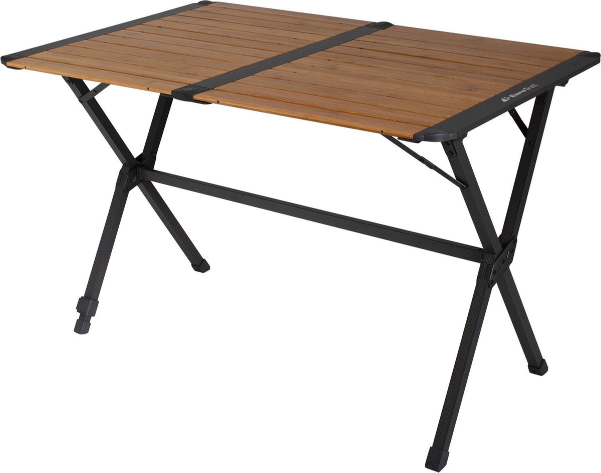 bistrotafel, reismand, hout, metaal, klaptafel