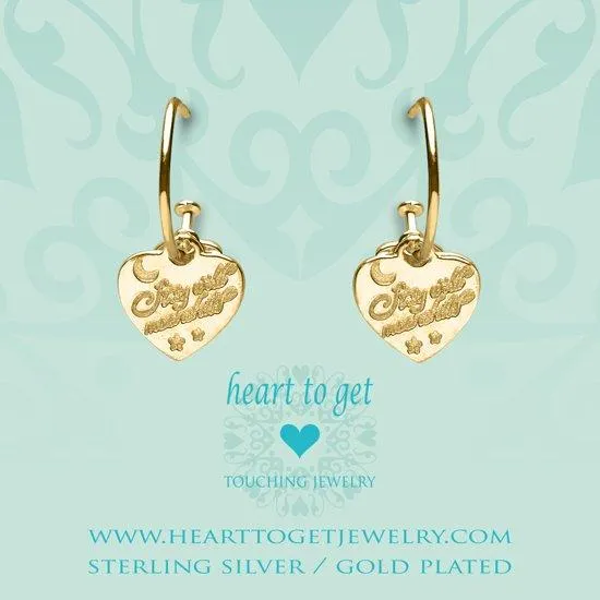 Heart to Get 925 Sterling Zilveren Goudkleurige Bohemian Stay Wild Oorbellen - Goud