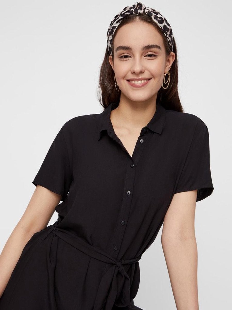 Pieces - Maat XL - PCCECILIE SS LONG DRESS NOOS BC - Dames Jurk