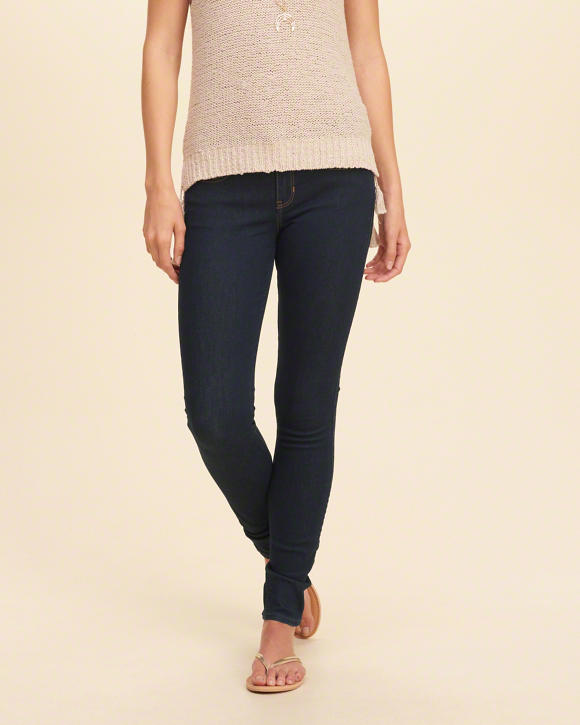 LOW RISE DARK SKINNY FIT GIRLS - SIZE 7R