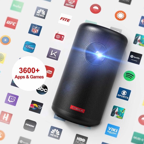 Anker Nebula Capsule II - Smart Mini Beamer - 720p - Android TV - Apple AirPlay