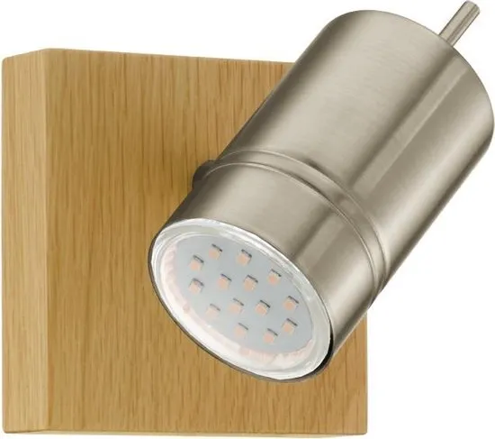 EGLO Maratea 1 - Plafond/Wandspot - 1 Lichts - Nikkel-Mat