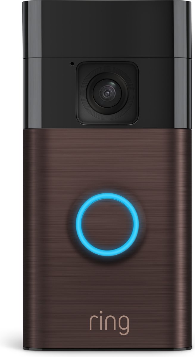 video deurbel, ring deurbel, kleurbruin, ring ring, camera deurbell