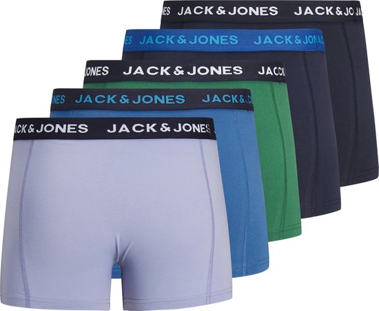JACK & JONES JACBAYER TRUNKS - XL - 5 PACK LTN Heren Onderbroek