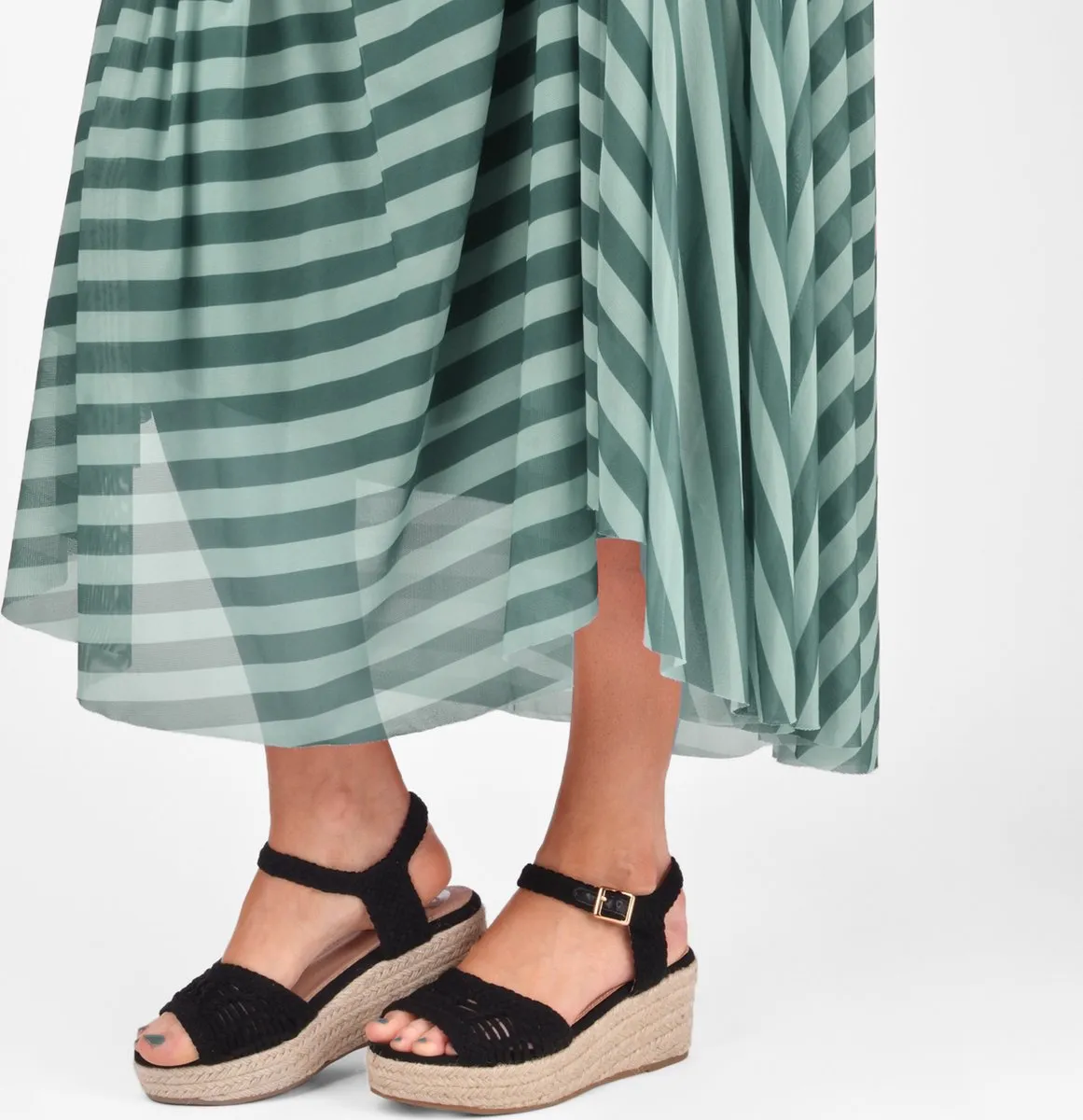 POSH by Poelman NANA Dames Sandalen/Espadrilles - 40 - Zwart