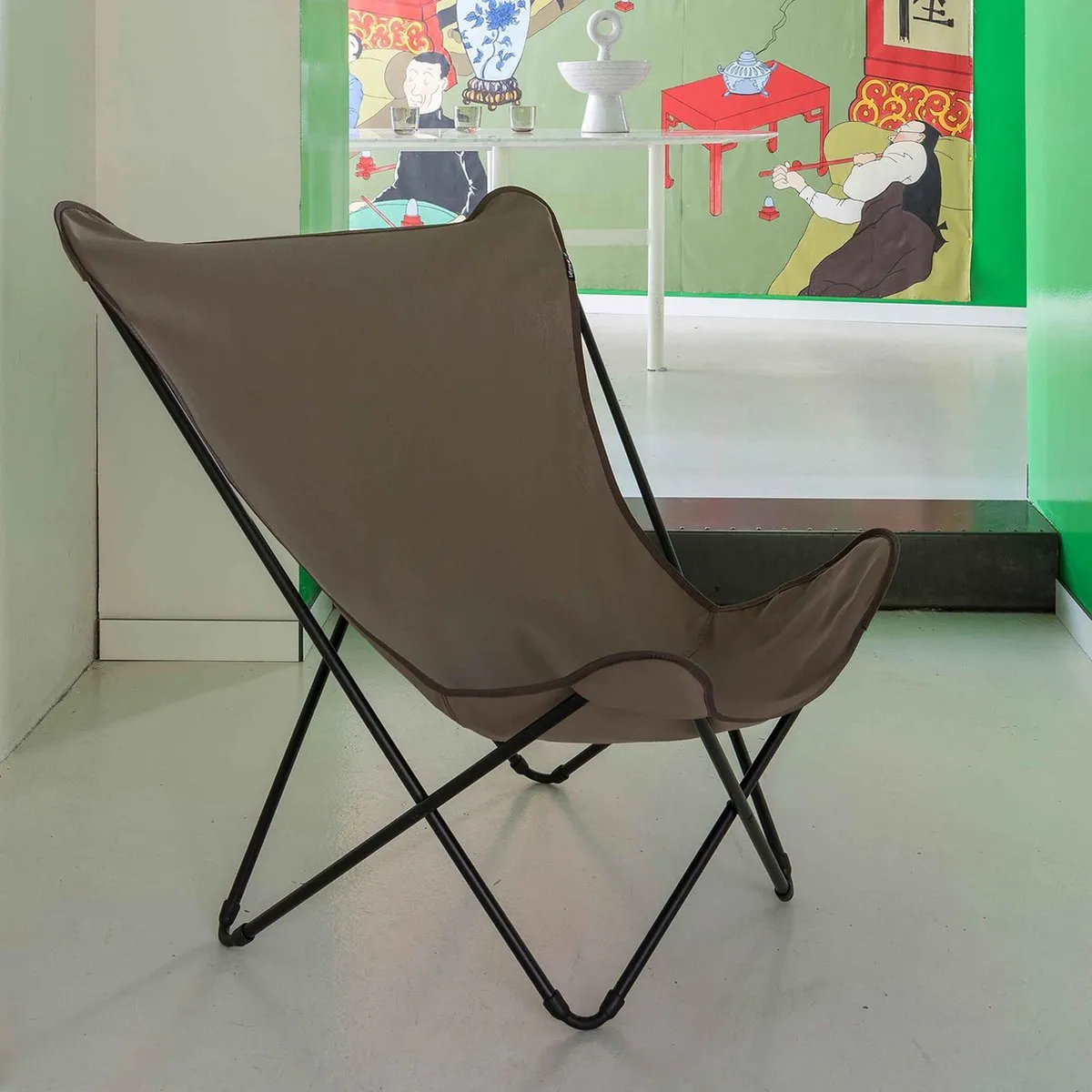 Lafuma Pop Up XL - Vlinderstoel - Inklapbaar - Grès/Taupe