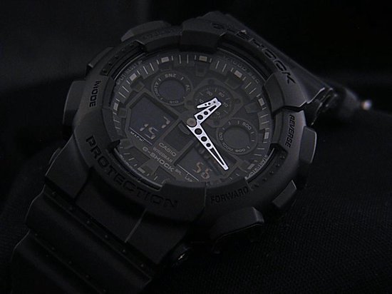 Casio G-Shock GA-100-1A1ER Herenhorloge 52 mm - Zwart